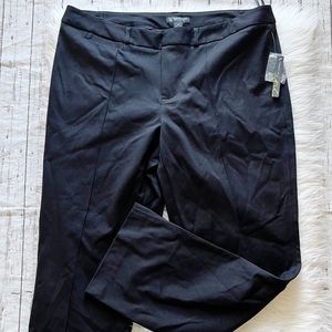 INC International Concepts NWT Black Straight Leg Classic Trousers Size 18W